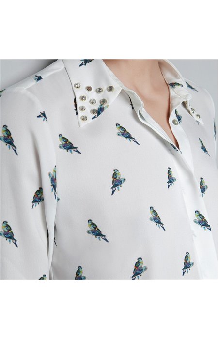 Marškiniai su paukšteliais